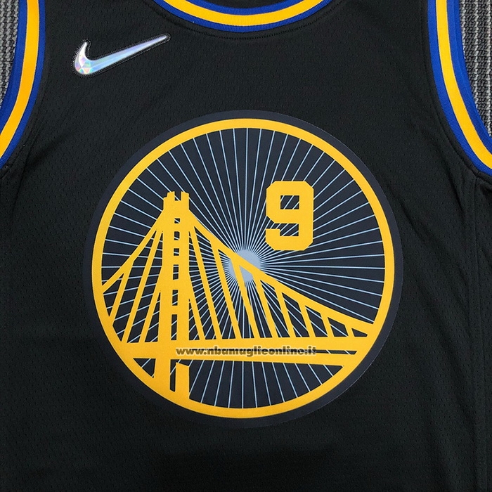 Maglia Golden State Warriors Andre Iguodala #9 Citta 2021-22 Nero